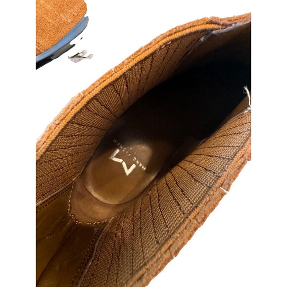 Marc Fisher Yarita Brown Suede Ankle Bootie Size 6M Western Point Toe NWOB - Picture 3 of 10